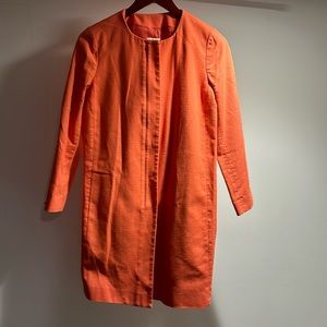 Jcrew Size Zero salmon colored jacket.